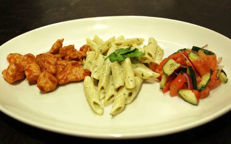 Цыпленок в соевом соусе