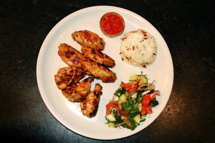 Крылышки гриль