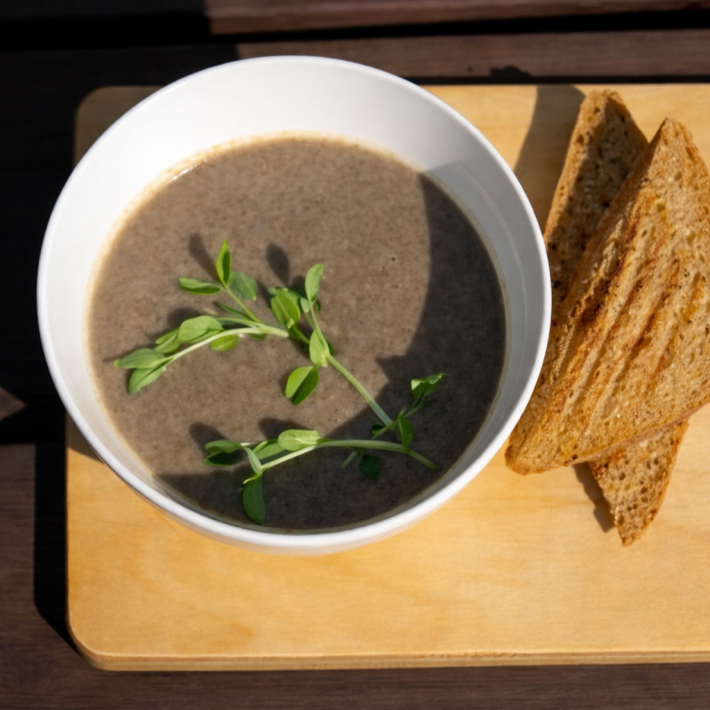 Крем-суп грибной