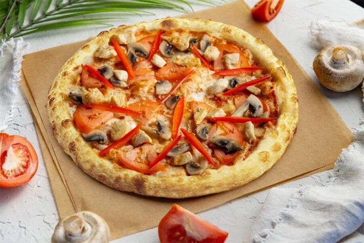 Пицца «Том ям с курицей»