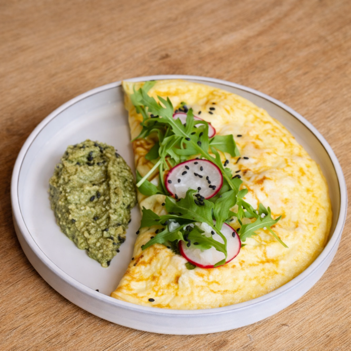 Омлет с овощами