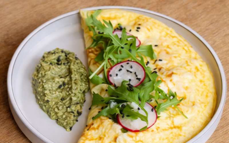 Омлет с овощами