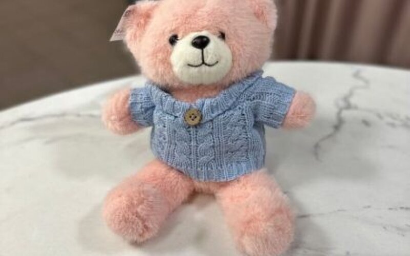 Мягкая игрушка Мишка в свитере уютный