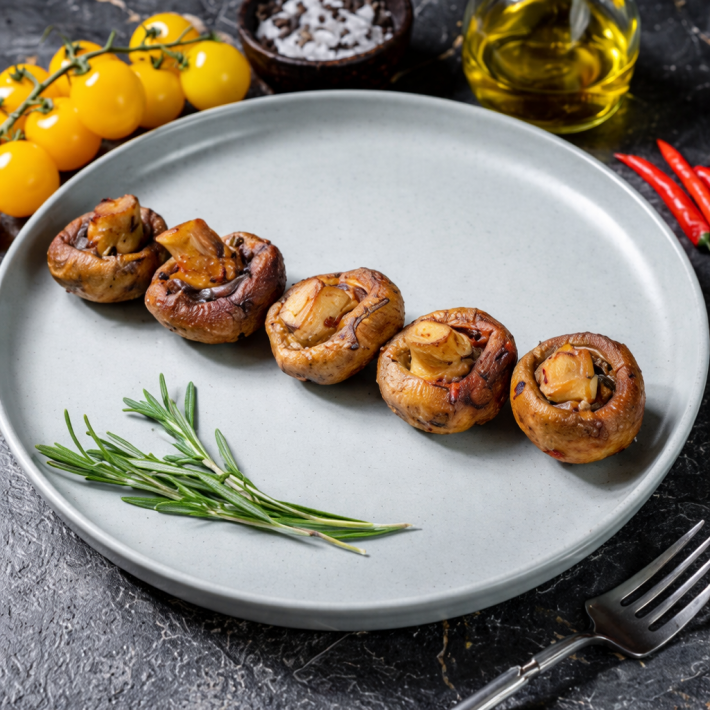 Шашлык из шампиньонов