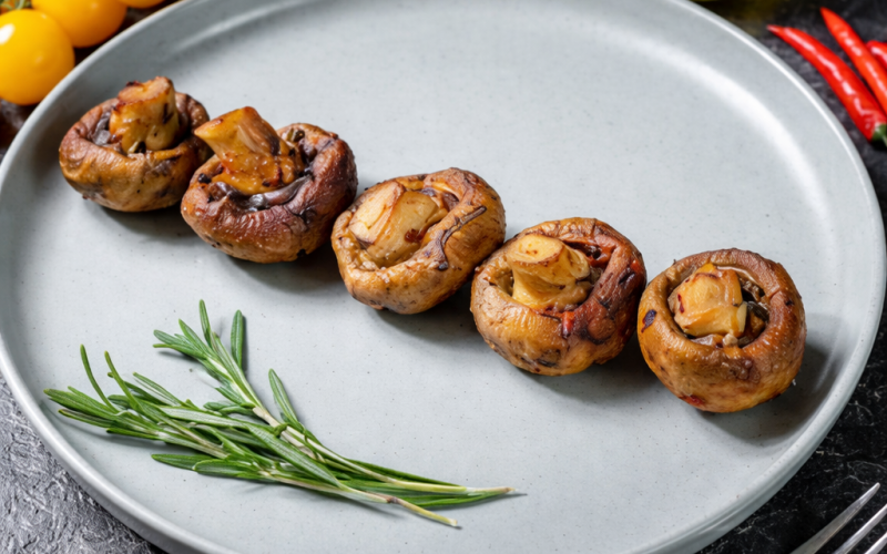 Шашлык из шампиньонов