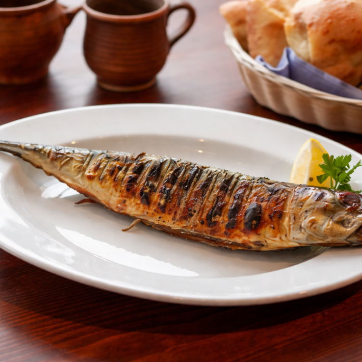 Скумбрия на гриле