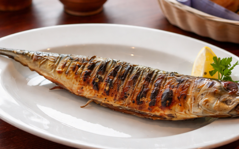 Скумбрия на гриле