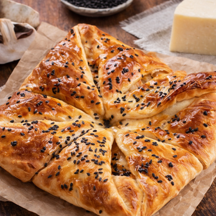 Пеновани с курицей и грибами