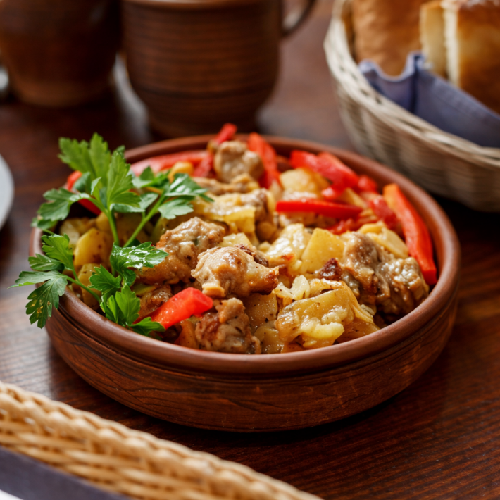 Оджахури со свининой