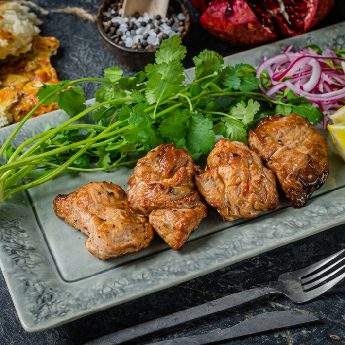 Шашлык из свиной шеи