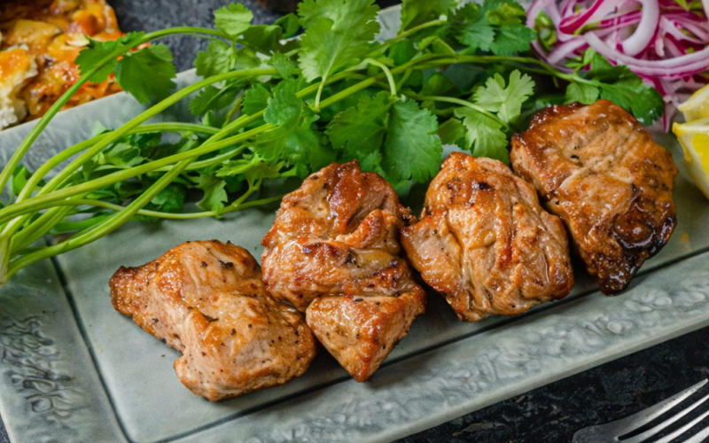 Шашлык из свиной шеи