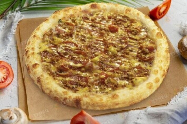 Пицца «Мясное ассорти с  чеддером»
