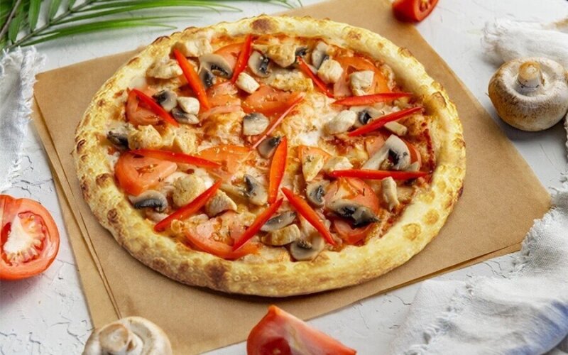 Пицца «Том ям с курицей»