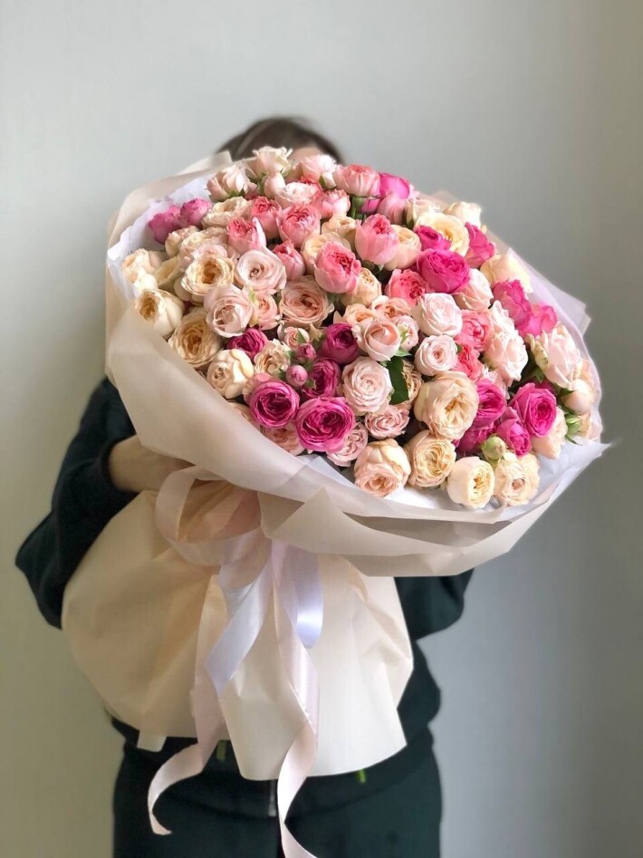 19 кустовых роз