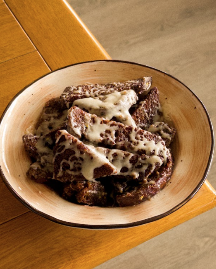 Гренки «Литовские» с сыром