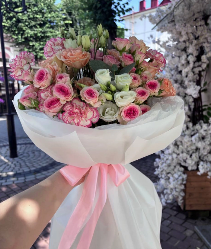 Букет «Нежный шелк»