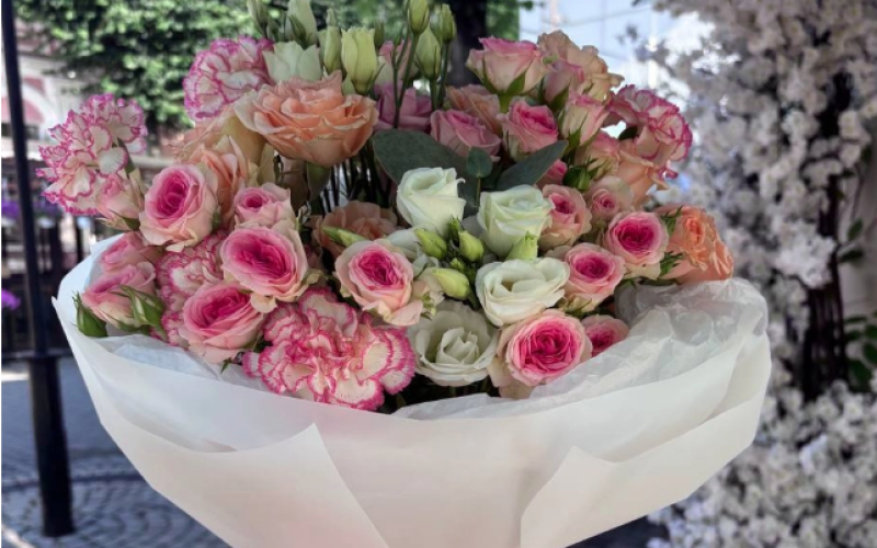 Букет «Нежный шелк»