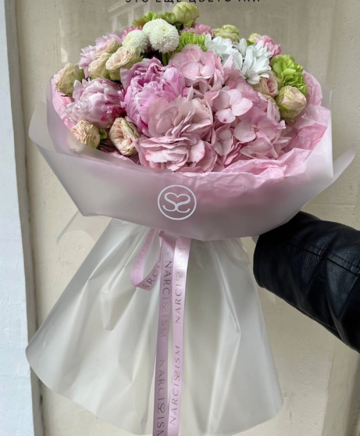 Букет авторский «Розовое облако»
