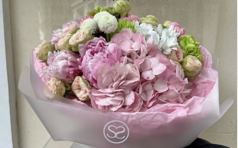 Букет авторский «Розовое облако»