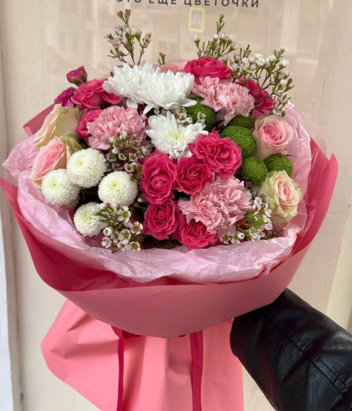 Букет розовый «Авторский»