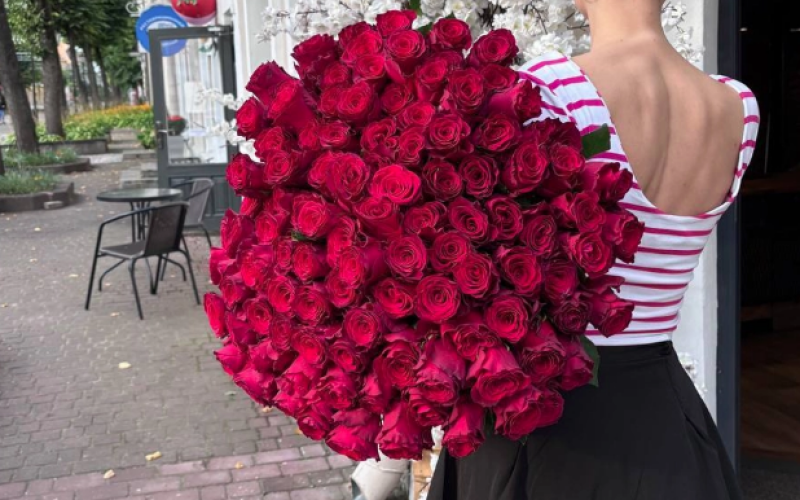 Букет 101 кенийская роза