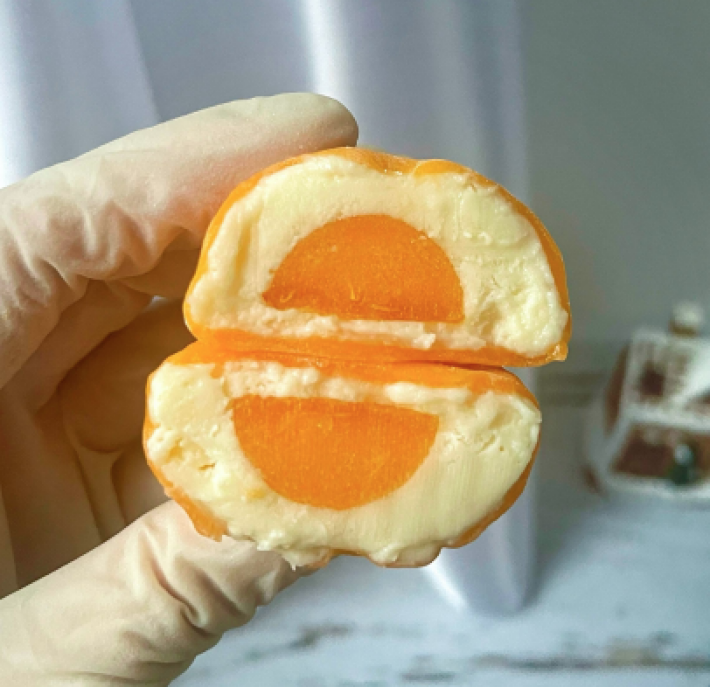 Пирожное моти «Мандаринка»