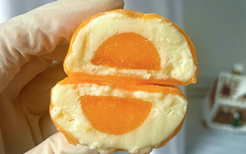 Пирожное моти «Мандаринка»