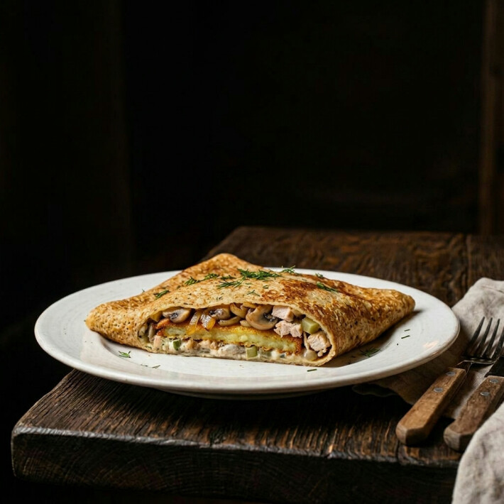 Блин «С драником»