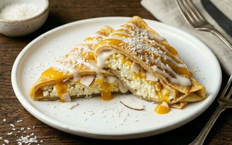 Блин «Манго-кокос с творогом»