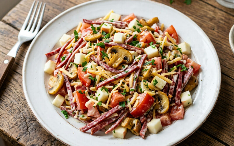 Салат «Пепперони»