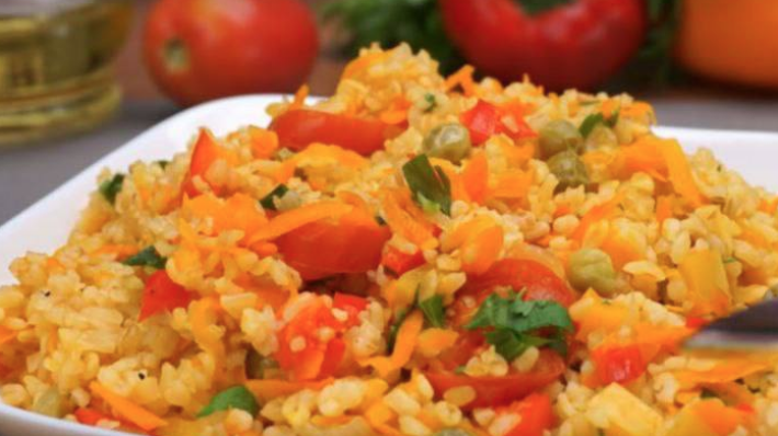 Булгур с овощами