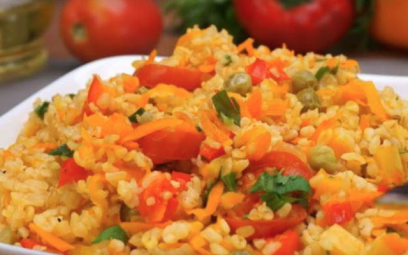 Булгур с овощами