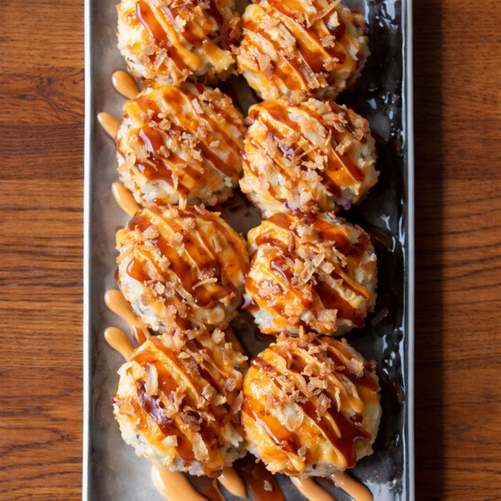 Запечённый ролл с беконом