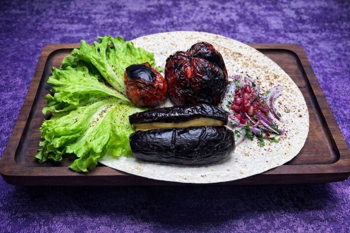 Овощи на мангале