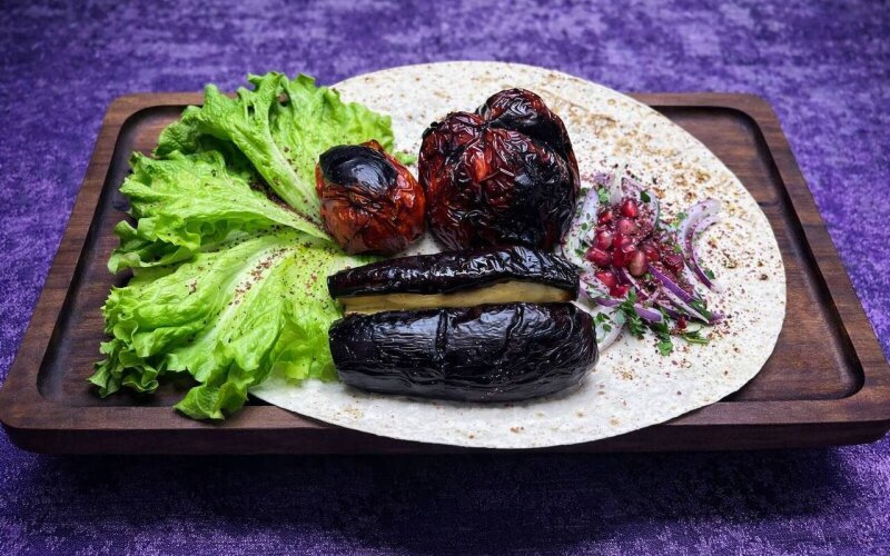 Овощи на мангале