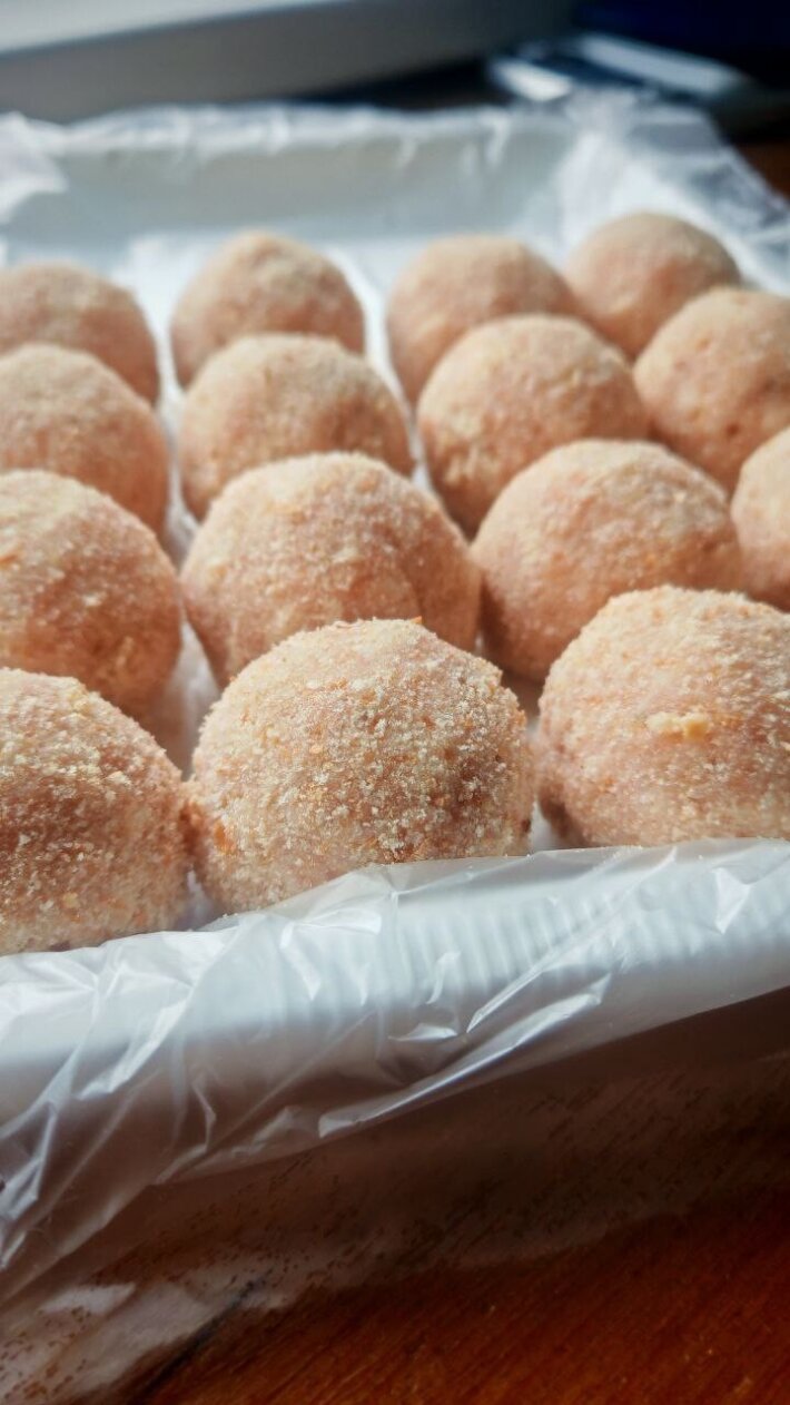 Митболы с творожным сыром