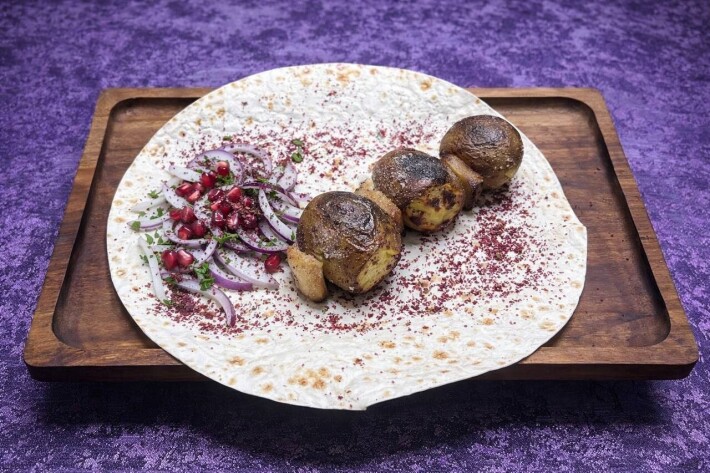 Картофель на мангале