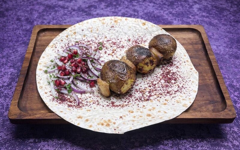 Картофель на мангале