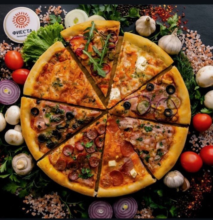Пицца из половинок