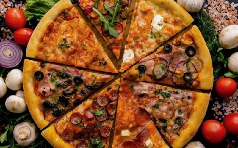 Пицца из половинок
