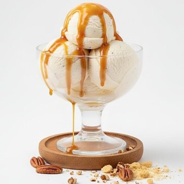 Мороженое соленая карамель