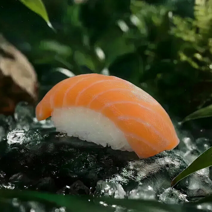 Нигири с лососем