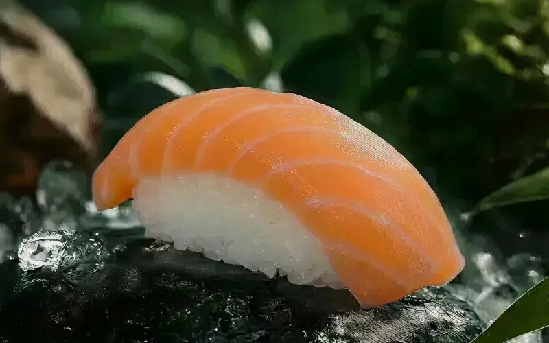 Нигири с лососем