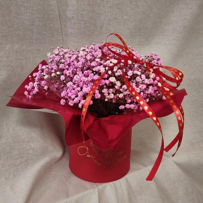 Композиция из гипсофилы