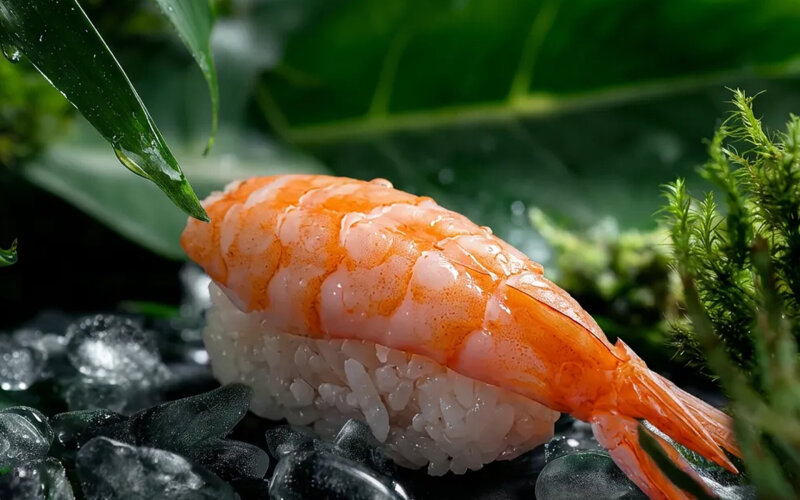 Нигири с креветкой