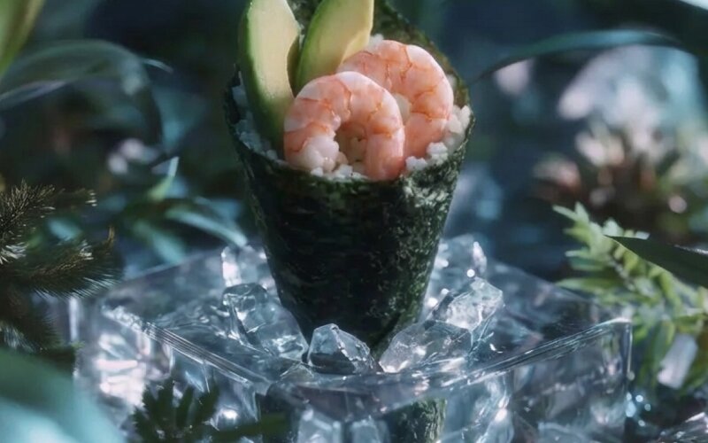 Темаки с креветкой