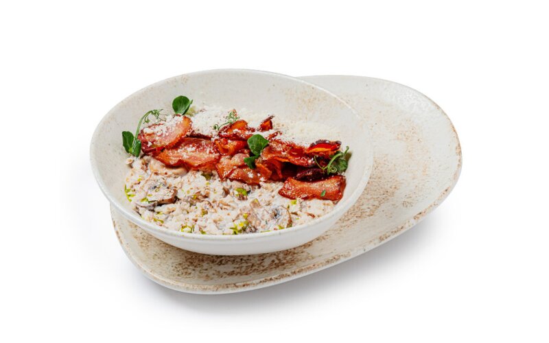 Гречотто с трюфельными шампиньонами