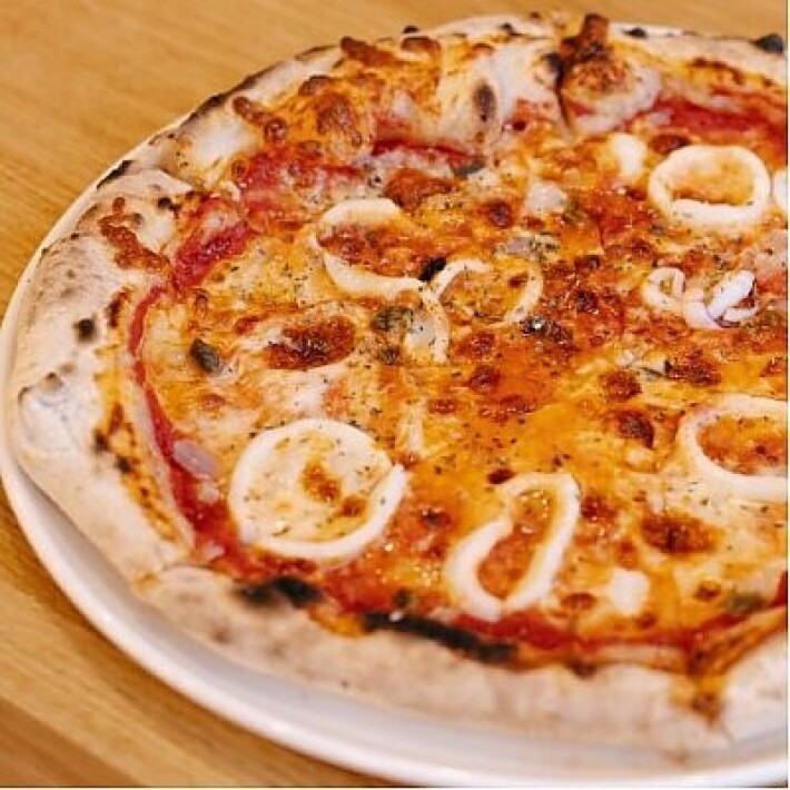 Пицца «Маринара с кальмаром»