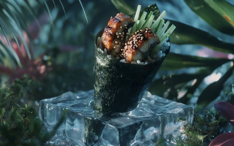 Темаки с угрём