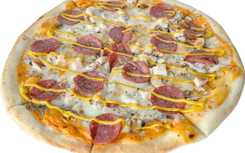 Пицца «С курицей и грибами»